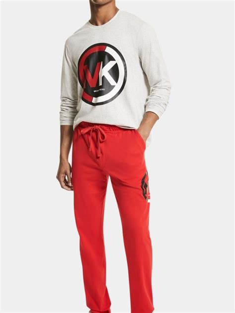 michael kors loungewear set|Logo Cotton Loungewear Set .